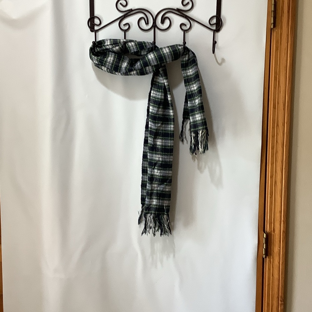 Vintage Ralph Lauren 100% cotton plaid scarf